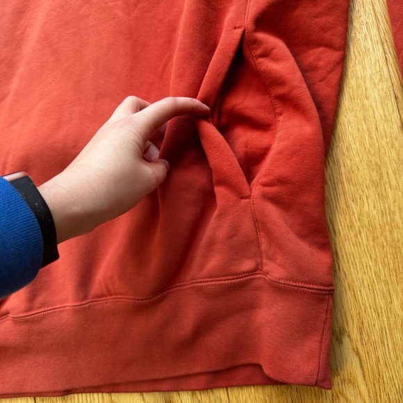 UNIQLO ORANGE SWEAT PULLOVER HOODIE - XL - Picture 7 of 11